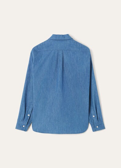 EVIE SHIRT LINEN CHAMBRAY