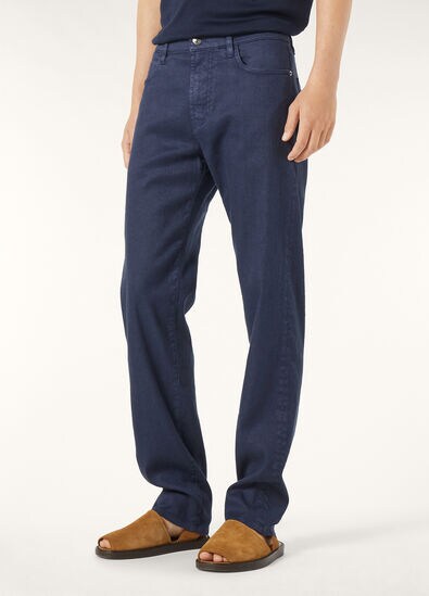 QUARONA BULL LINEN COTTON STRETCH DYED