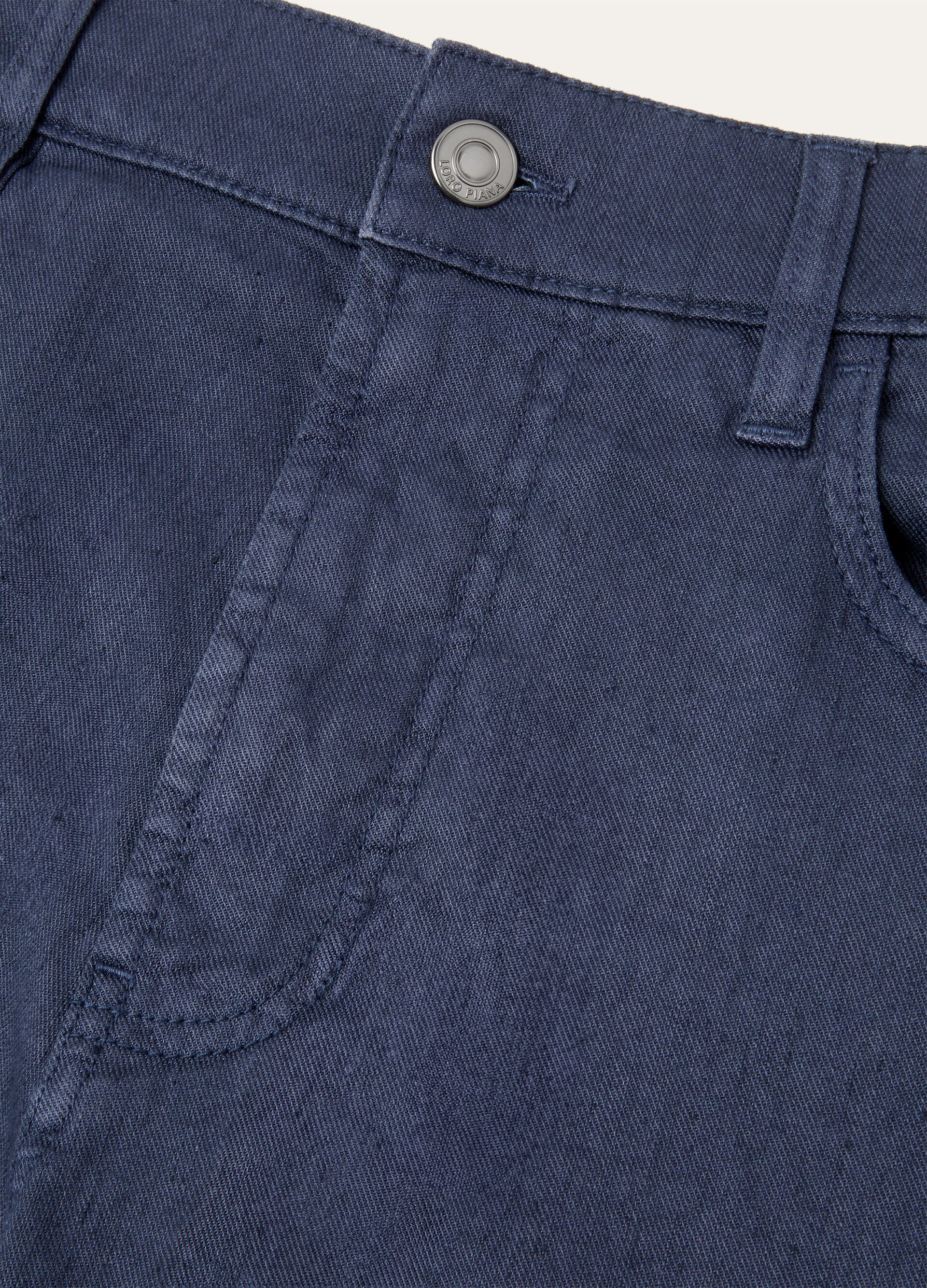 QUARONA BULL LINEN COTTON STRETCH DYED