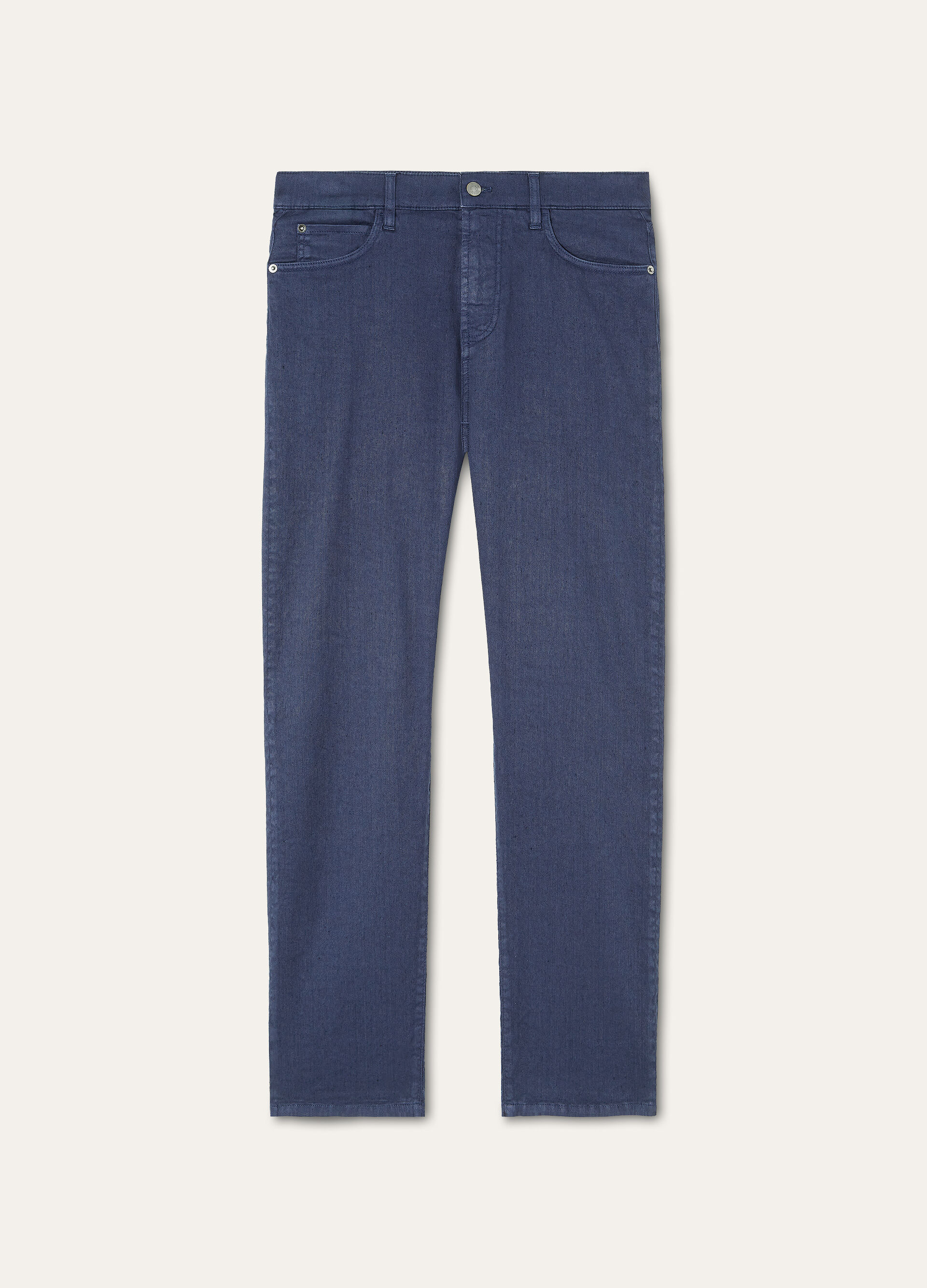 QUARONA BULL LINEN COTTON STRETCH DYED