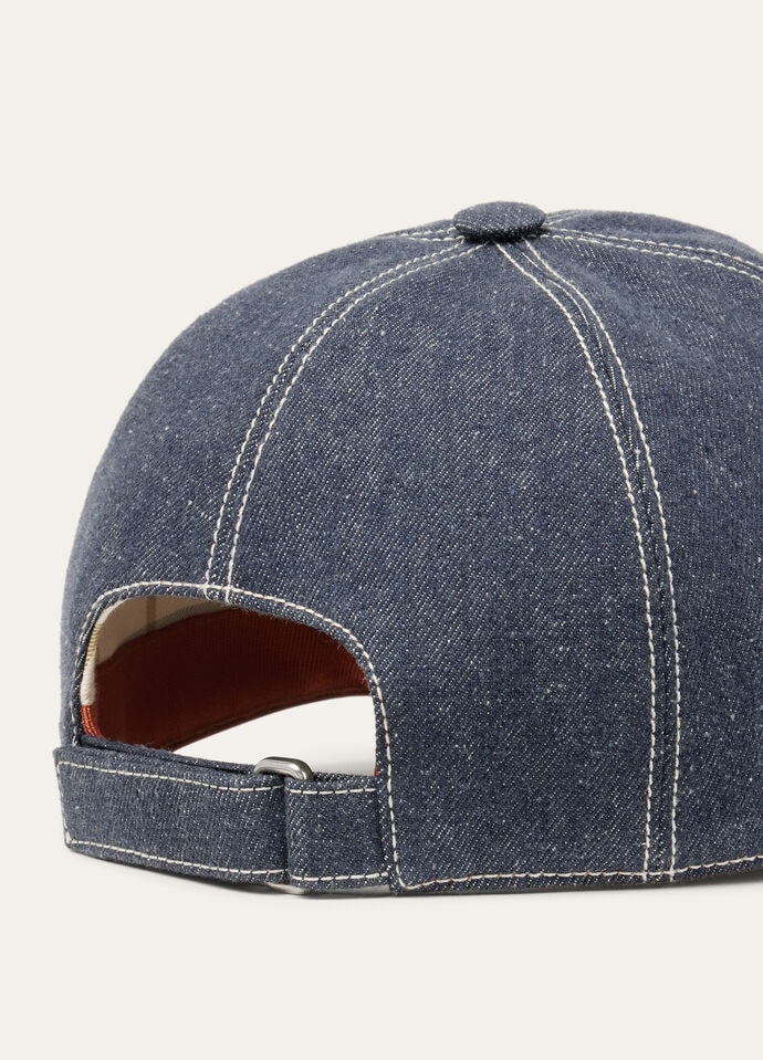 LORO PIANA BASEBALL DENIM FLOWER_FAP4005_W13K_3