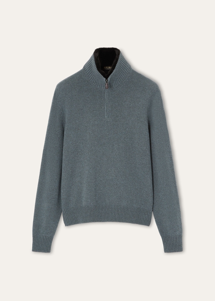 PARKSVILLE HALFNECK SWEATER BABY CASH FUR GG 8_FAP4006_W1FE_5