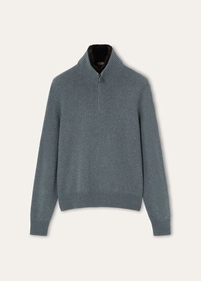 PARKSVILLE HALFNECK SWEATER BABY CASH FUR GG 8