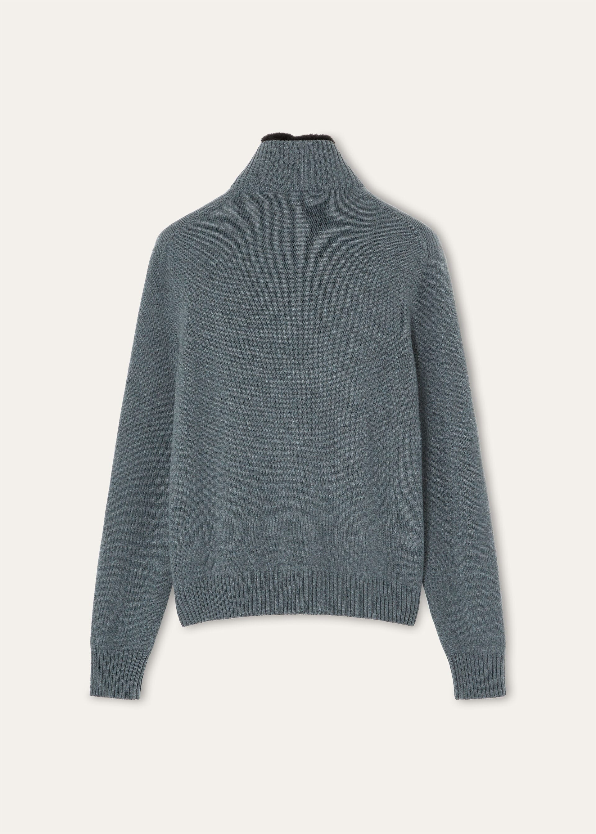 PARKSVILLE HALFNECK SWEATER BABY CASH FUR GG 8