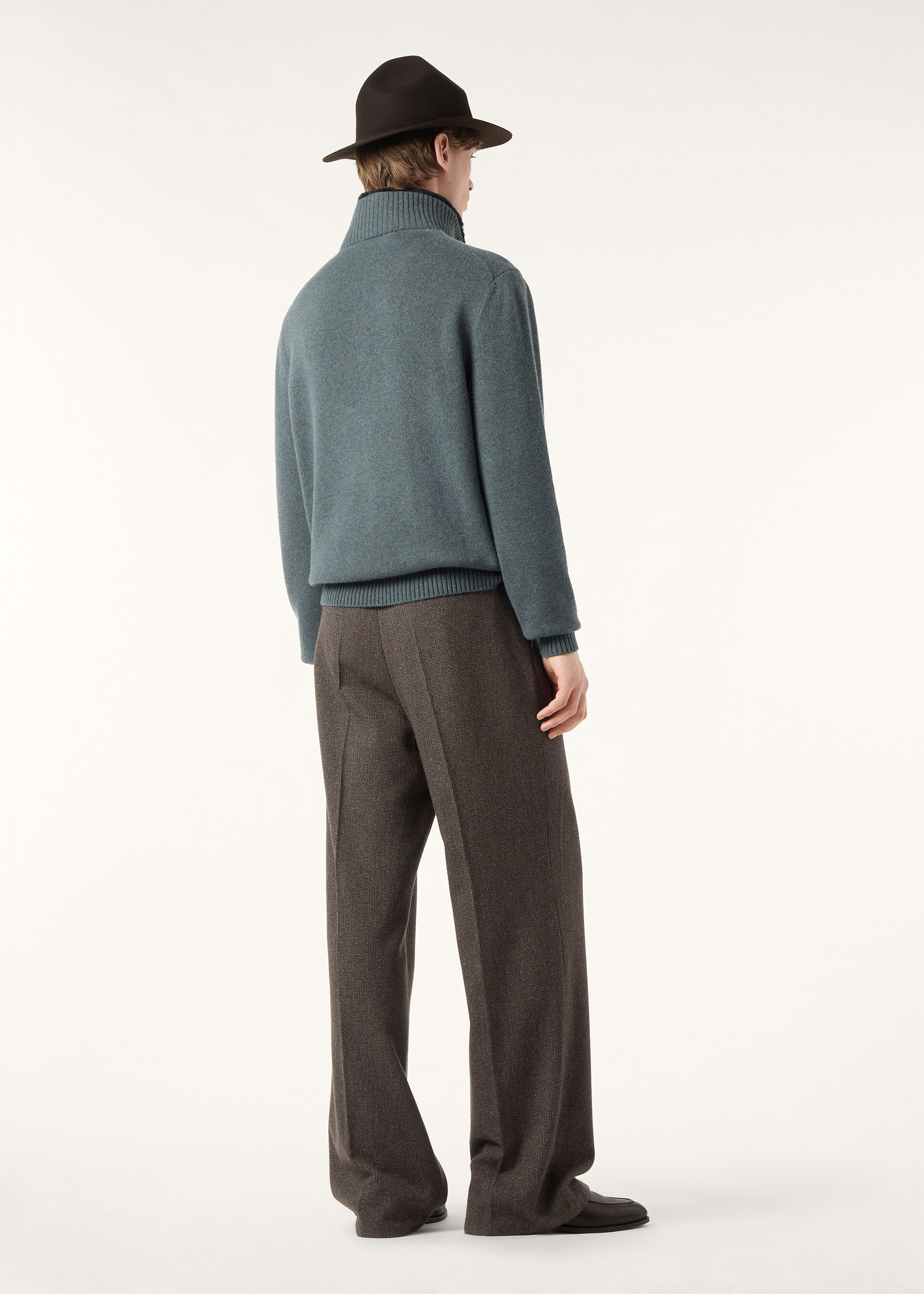 PARKSVILLE HALFNECK SWEATER BABY CASH FUR GG 8