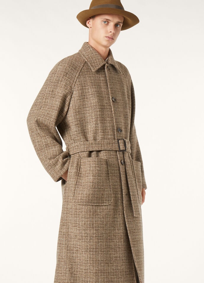 OWEN SB COAT HEAVY MOULINE' TWEED RAIN_FAP4034_F6OQ_48_3