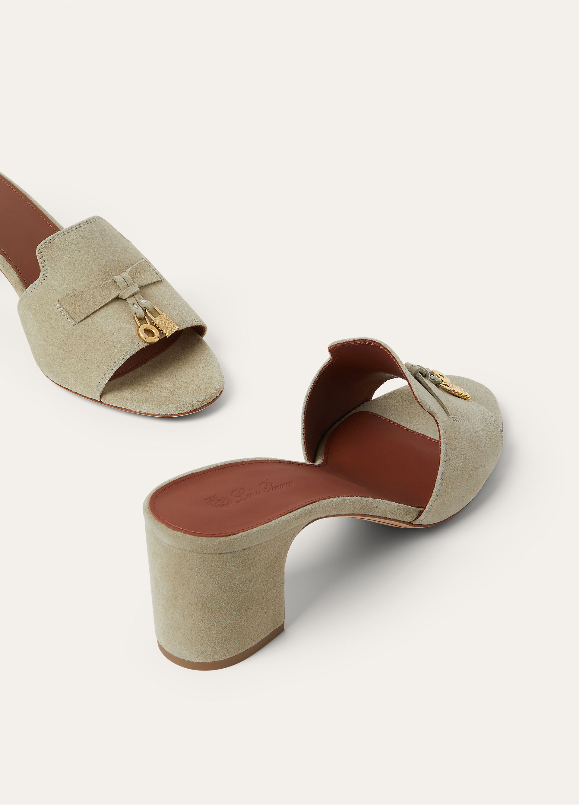 SUMMER CHARMS HEELED MULE T55 SUEDE
