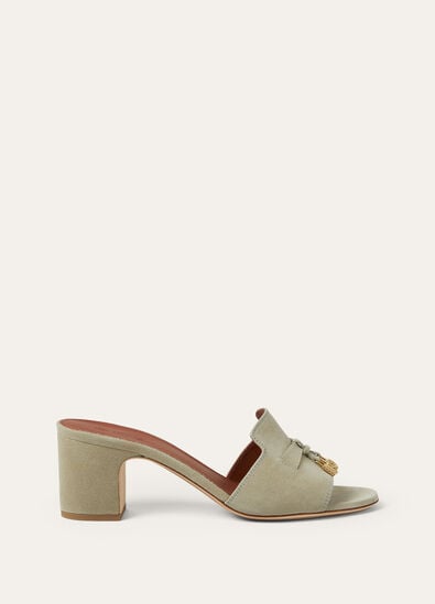 SUMMER CHARMS HEELED MULE T55 SUEDE