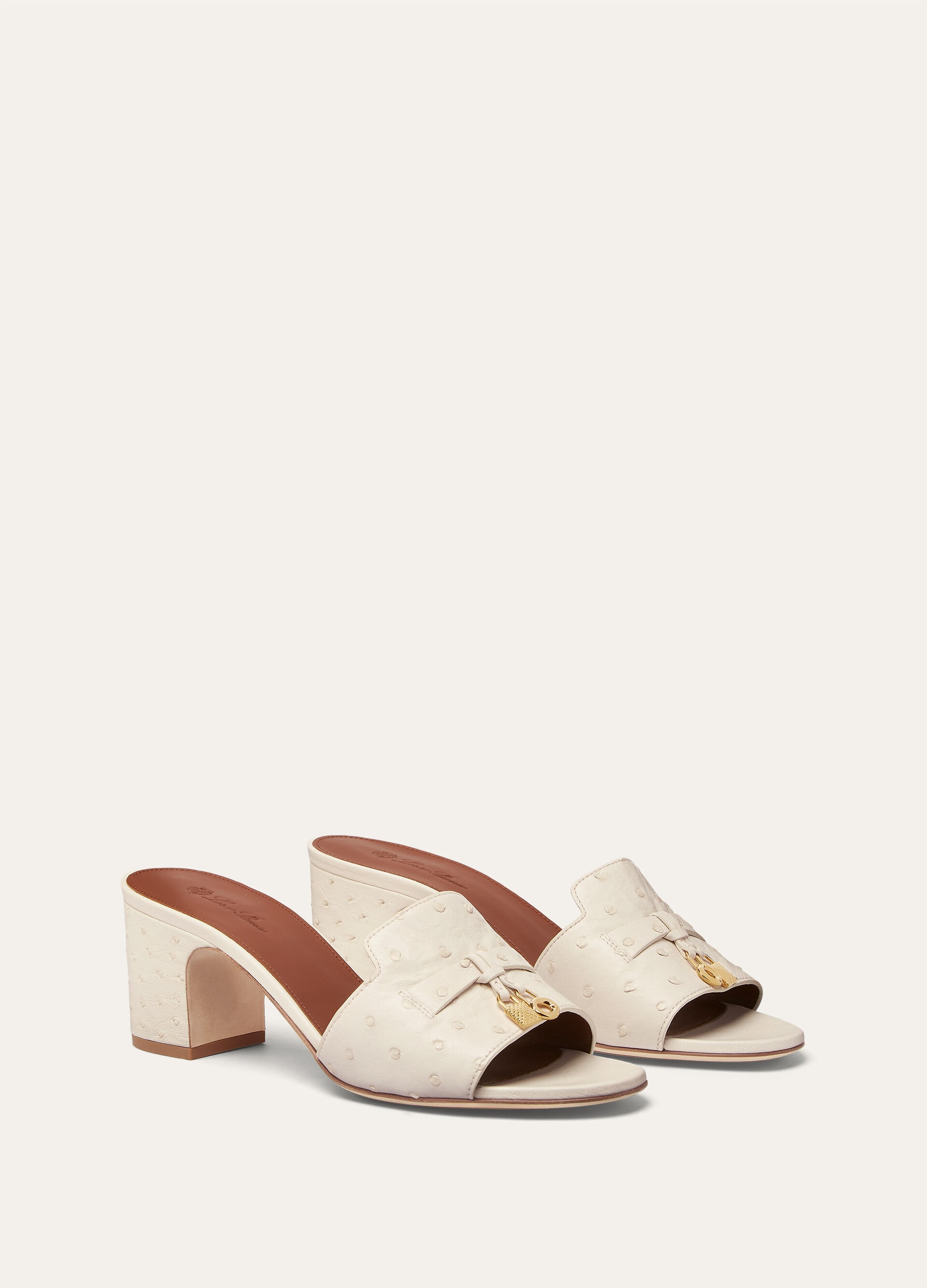 CHARMS SLIPPER T55 OSTRICH SADDLE FINISH