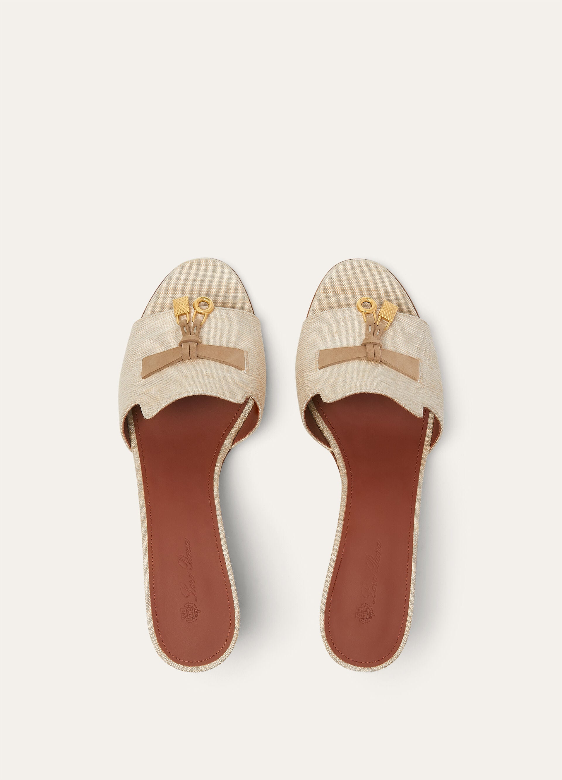 SUMMER CHARMS HEELED MULE T55 NEW TUSSAH