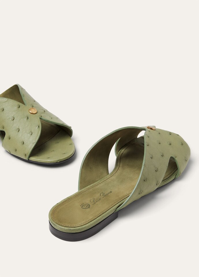 VERA FLAT MULE OSTRICH_FAP4093_51BE_6
