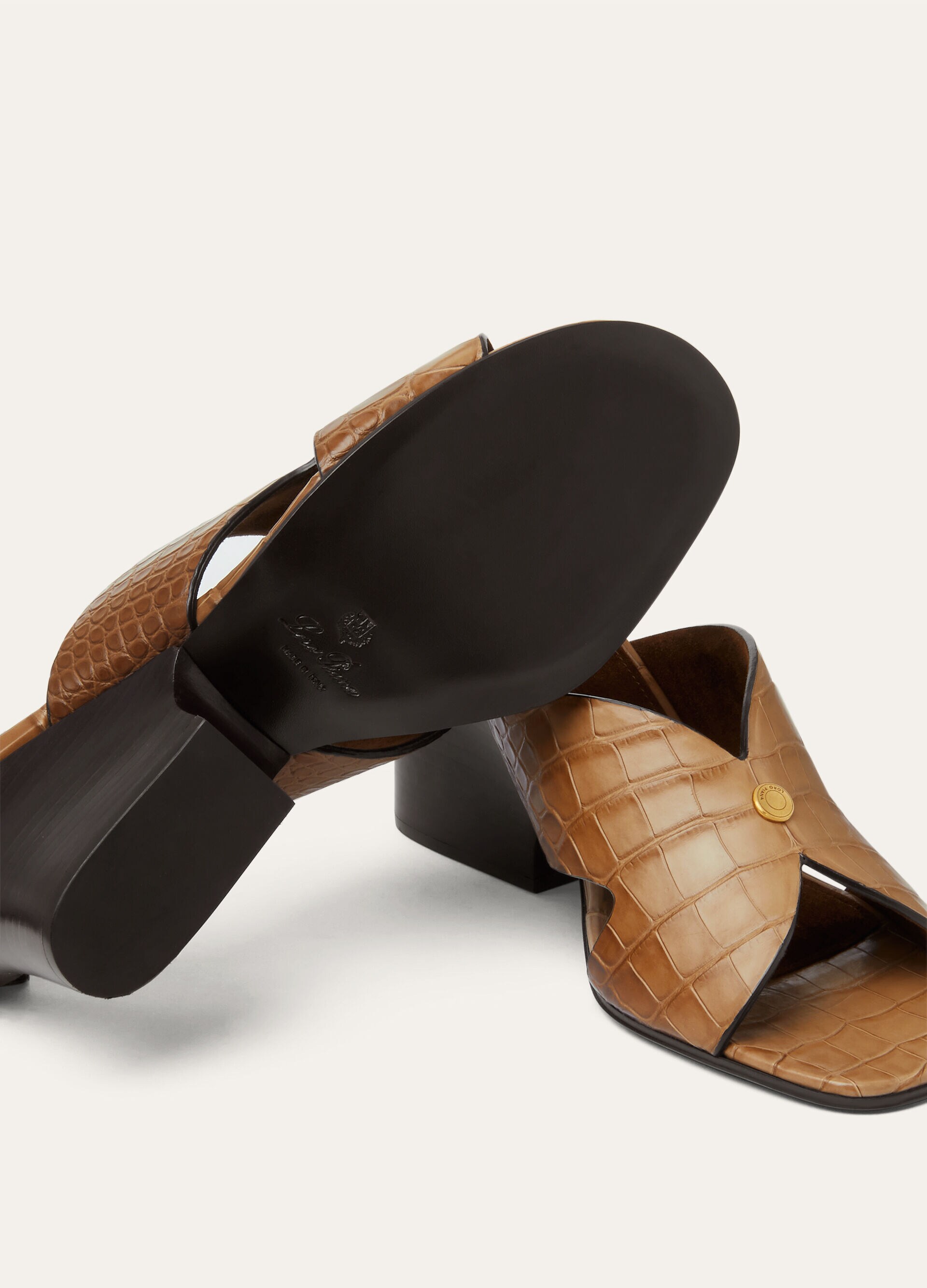 VERA HEELED MULE H80 ALLIGAT. MISS DANDY