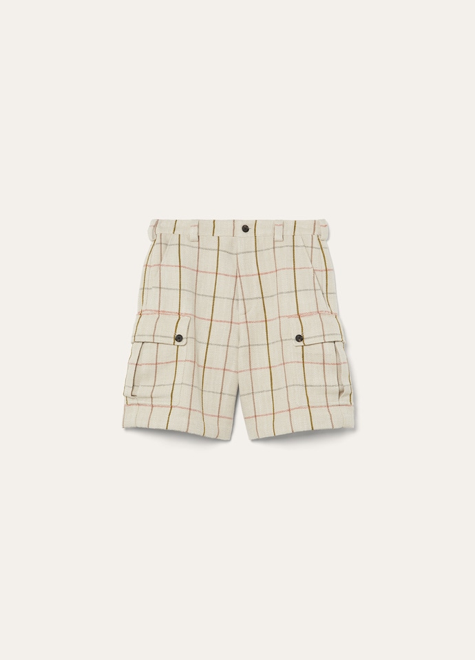 BROOKE BERMUDA LINEN CANVAS OVERCHECKED_FAP4196_F068_1