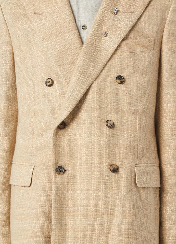 MILANO PEAK DB JACKET LOTUS FLOWER CASH SILK_FAP4228_A0JY_2