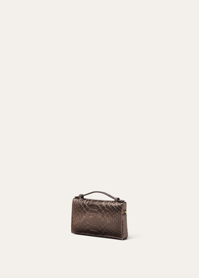 EXTRA POCKET MINI POUCH METALLIC PYTHON_FAP4255_H0YS_NR_3