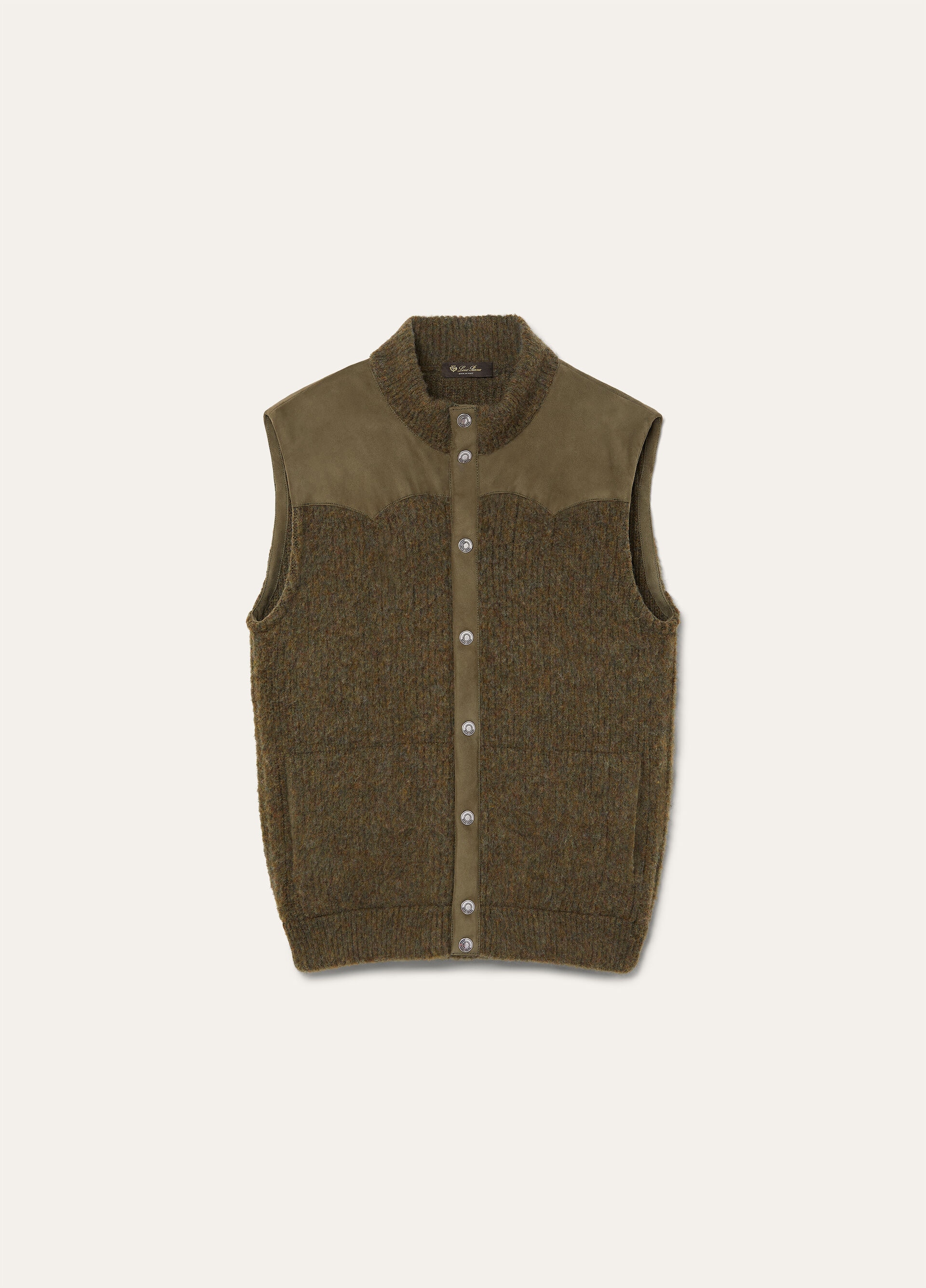 GRIVOLA FELTED VEST WOOL GG 5