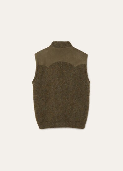 GRIVOLA FELTED VEST WOOL GG 5