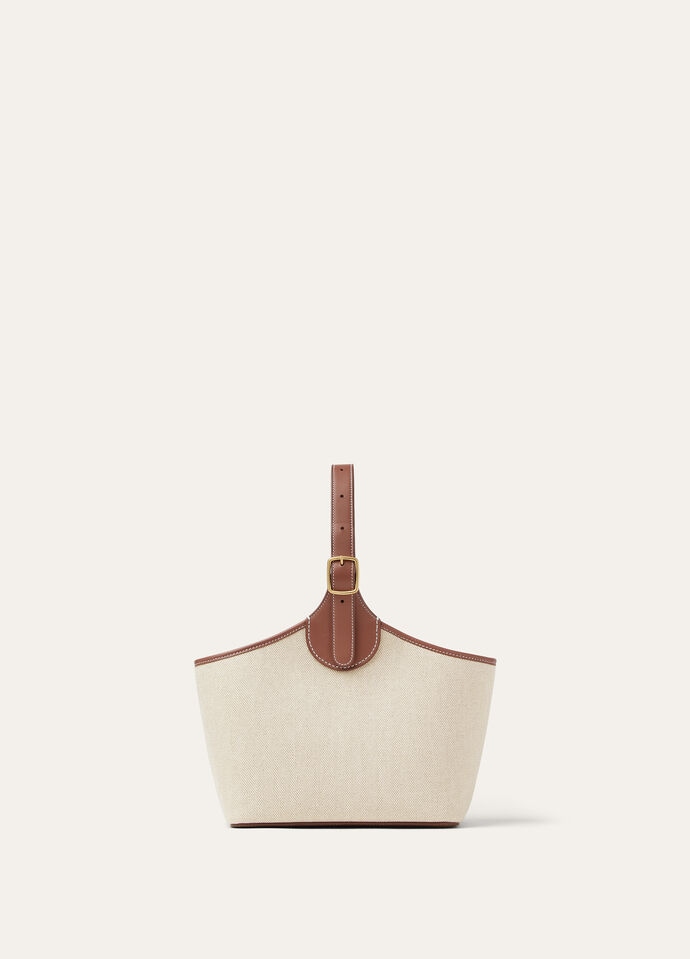 BOBBIN BUCKET NATURAL CANVAS/ROUNDED LEATHER_FAP4334_B4NE_NR_2