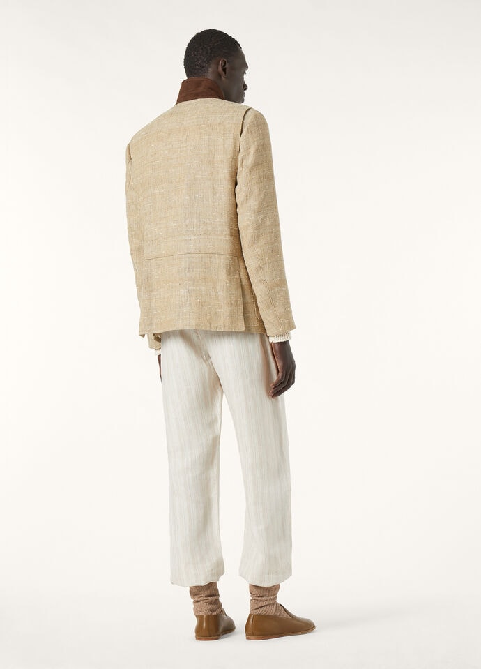 ROADSTER SB JACKET LINEN SILK MALFILE CHEVRON_FAP4379_F6MT_52_4
