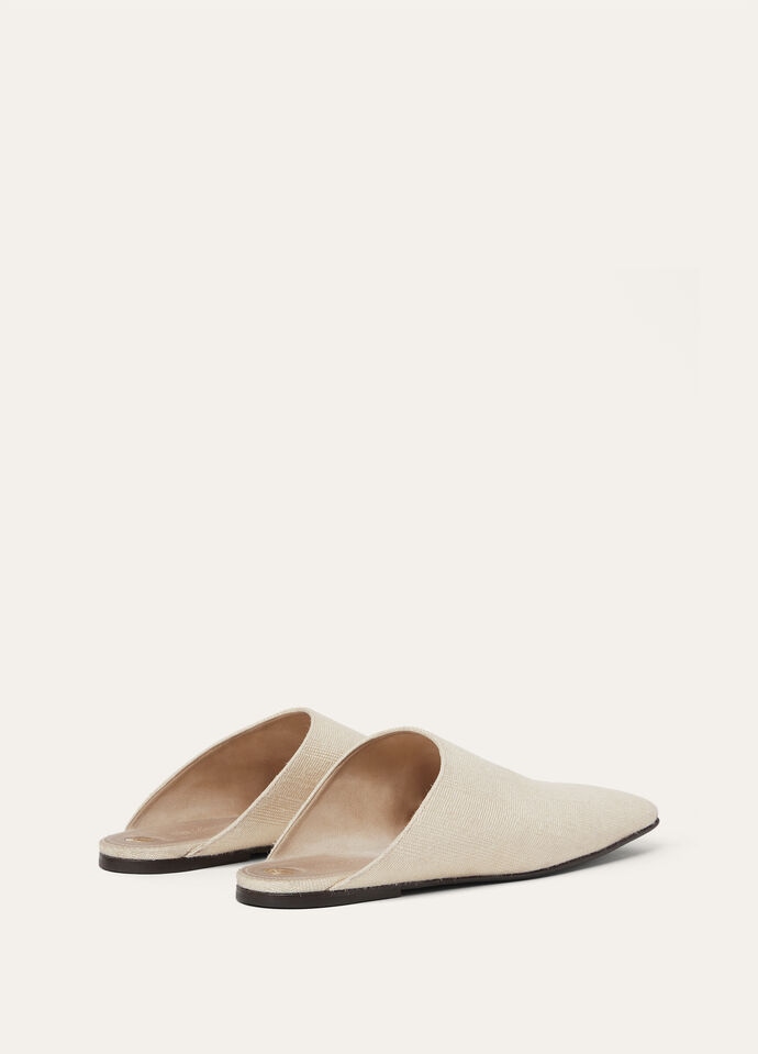 ALBA FLAT MULE TAILORING SILK CHEVRON_FAP4433_A0KB_4