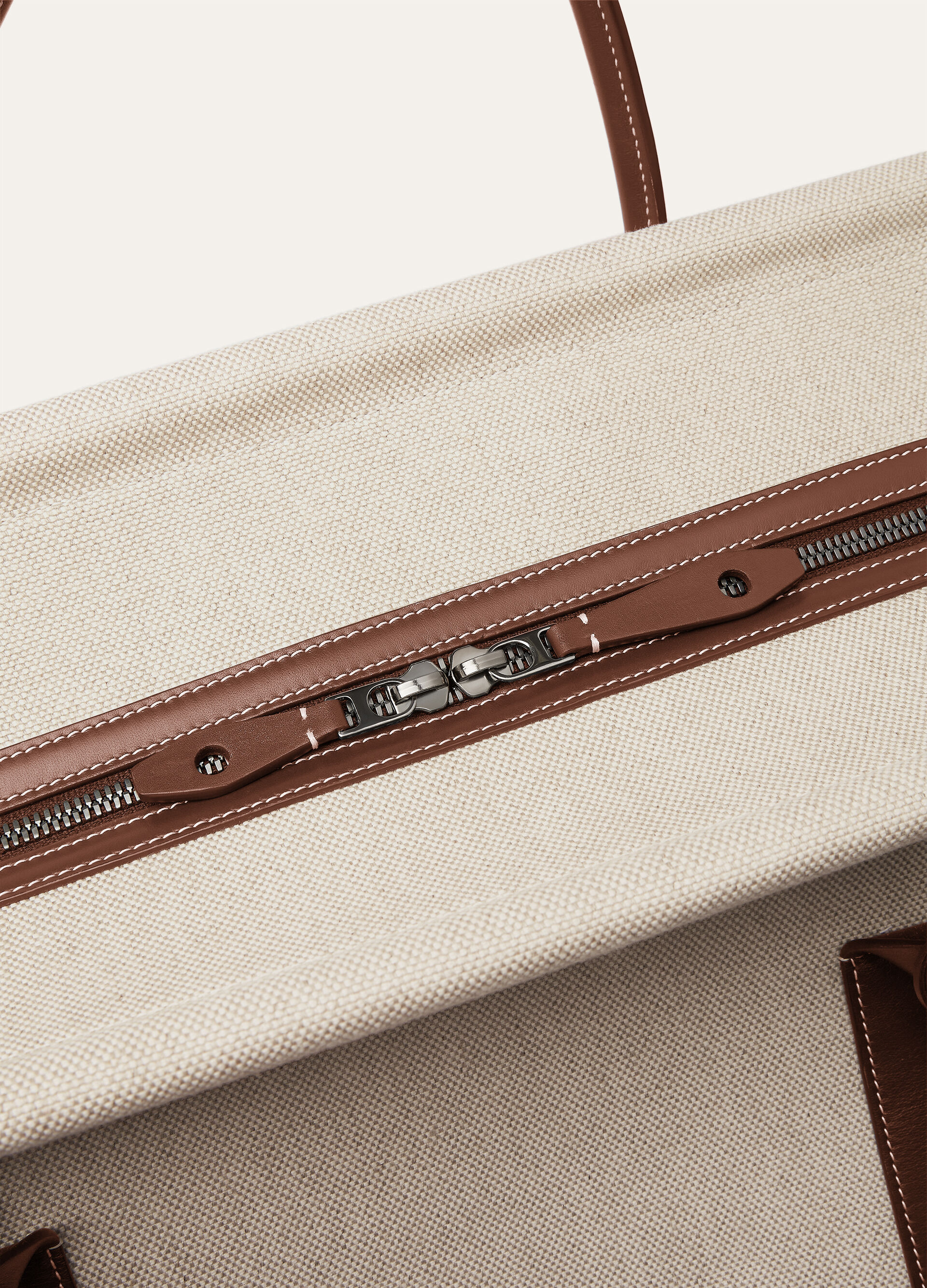 LOOM WEEKENDER L42 NAT.CANVAS ROUNDED LEATHER