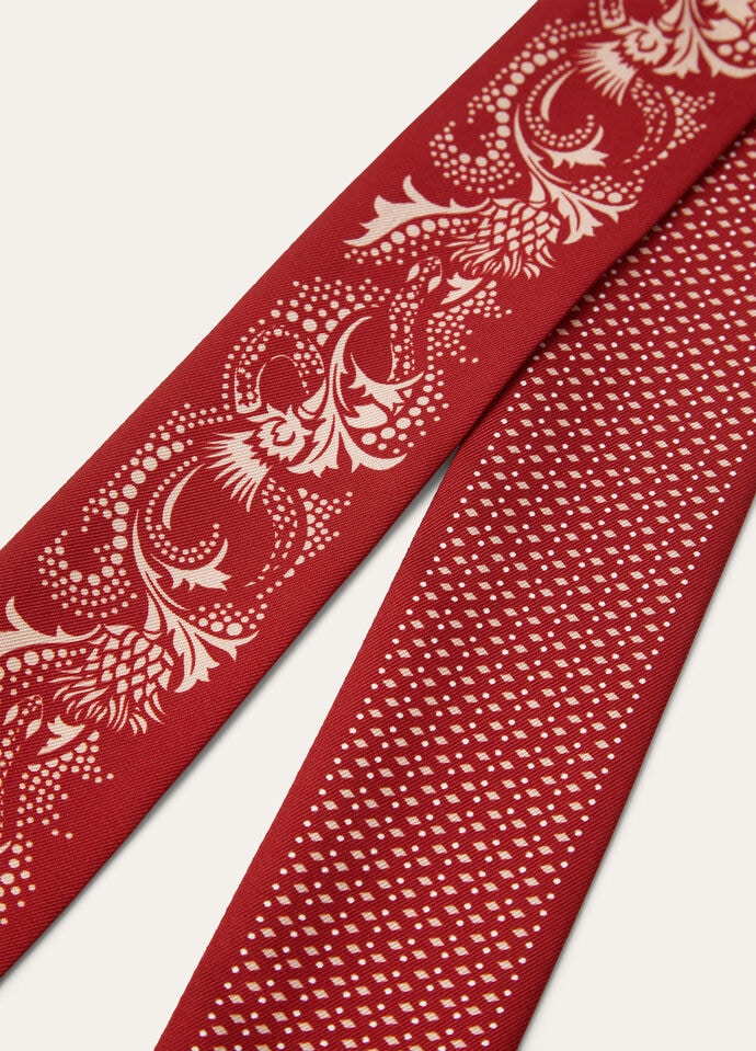 CARDO SNAKE PRINT TIE BAND 86 SILK TWILL_FAP4444_T1Q2_NR_2