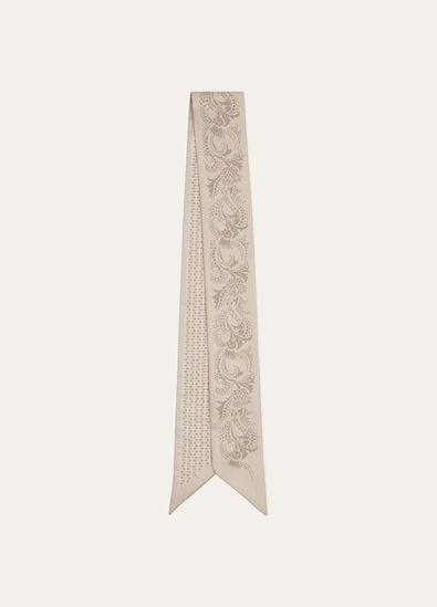 CARDO SNAKE PRINT TIE BAND 86 SILK TWILL