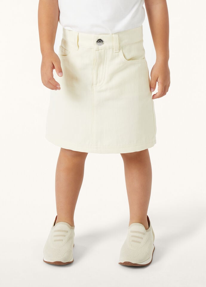 VALERIE KID SKIRT LINEN NATTE' B_FAP4458_20F8_2