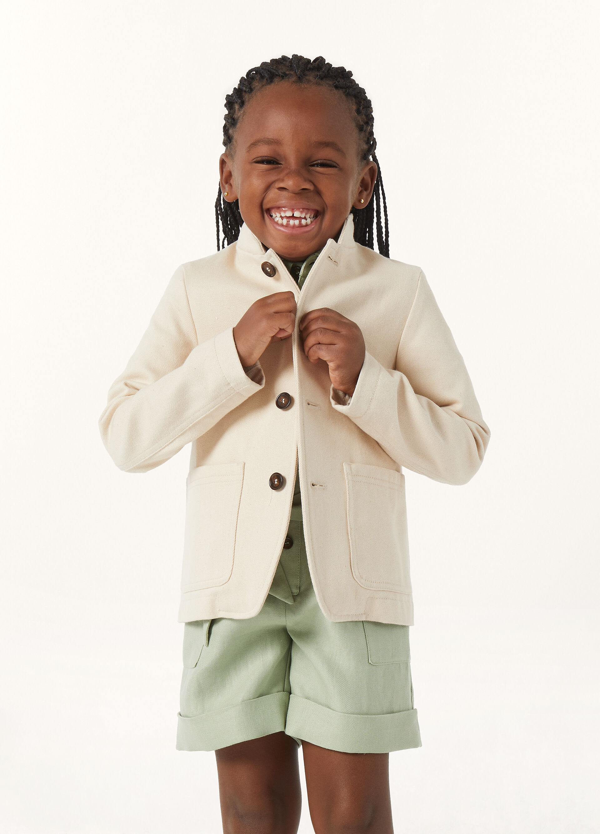 SPAGNA KID SB JACKET SEA ISLAND DENIM