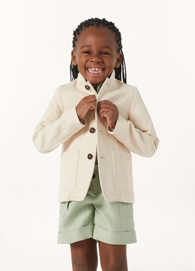 SPAGNA KID SB JACKET SEA ISLAND DENIM