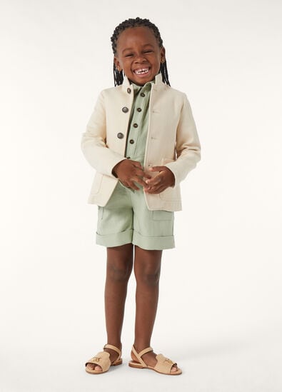 SPAGNA KID SB JACKET SEA ISLAND DENIM