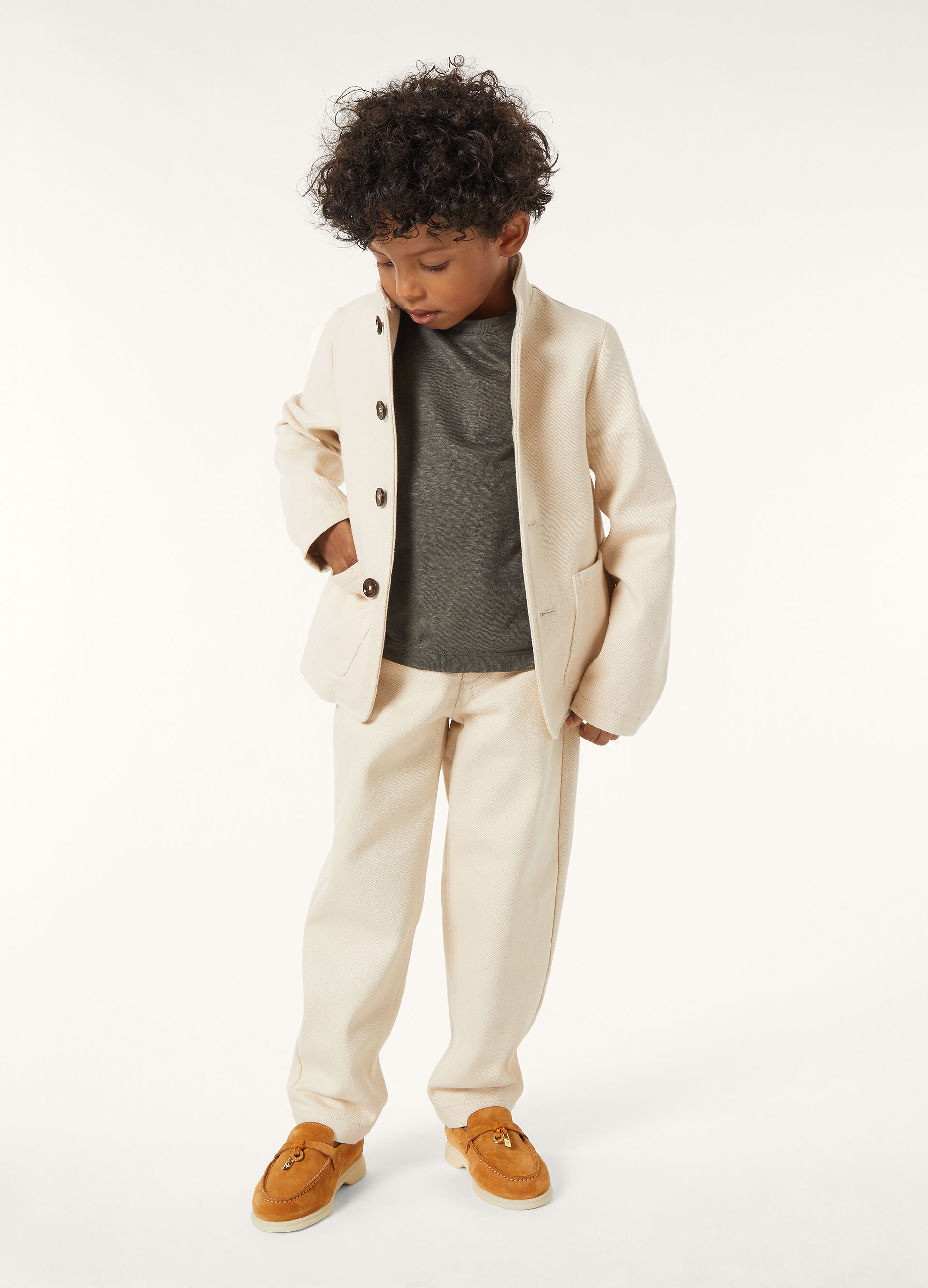 SPAGNA KID SB JACKET SEA ISLAND DENIM