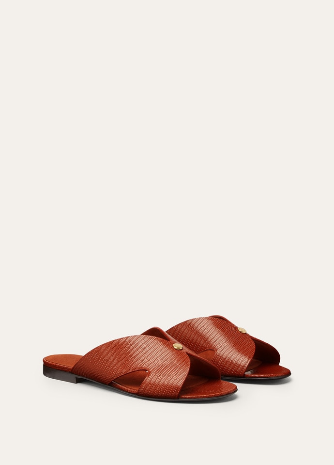 VERA FLAT MULE LIZARD_FAP4491_R190_36_3