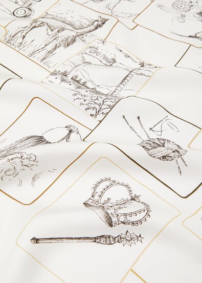 LORO PIANA HERITAGE FOULARD 60 SILK TWILL