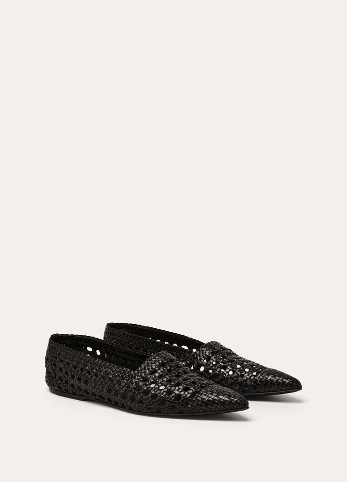 AYAME BALLERINA WOVEN LEATHER_FAP4602_8000_3