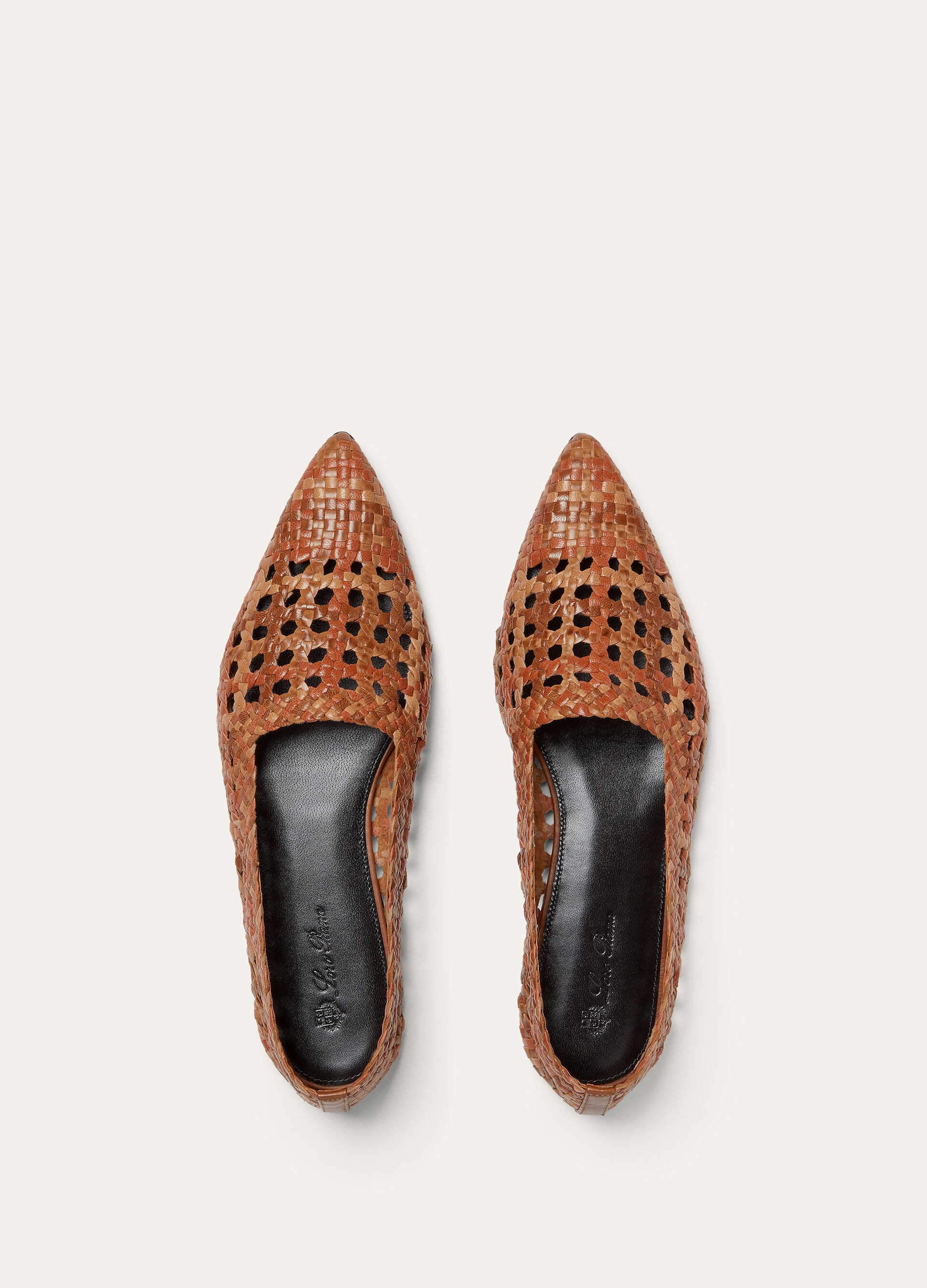 AYAME BALLERINA WOVEN LEATHER MULTICOLOUR