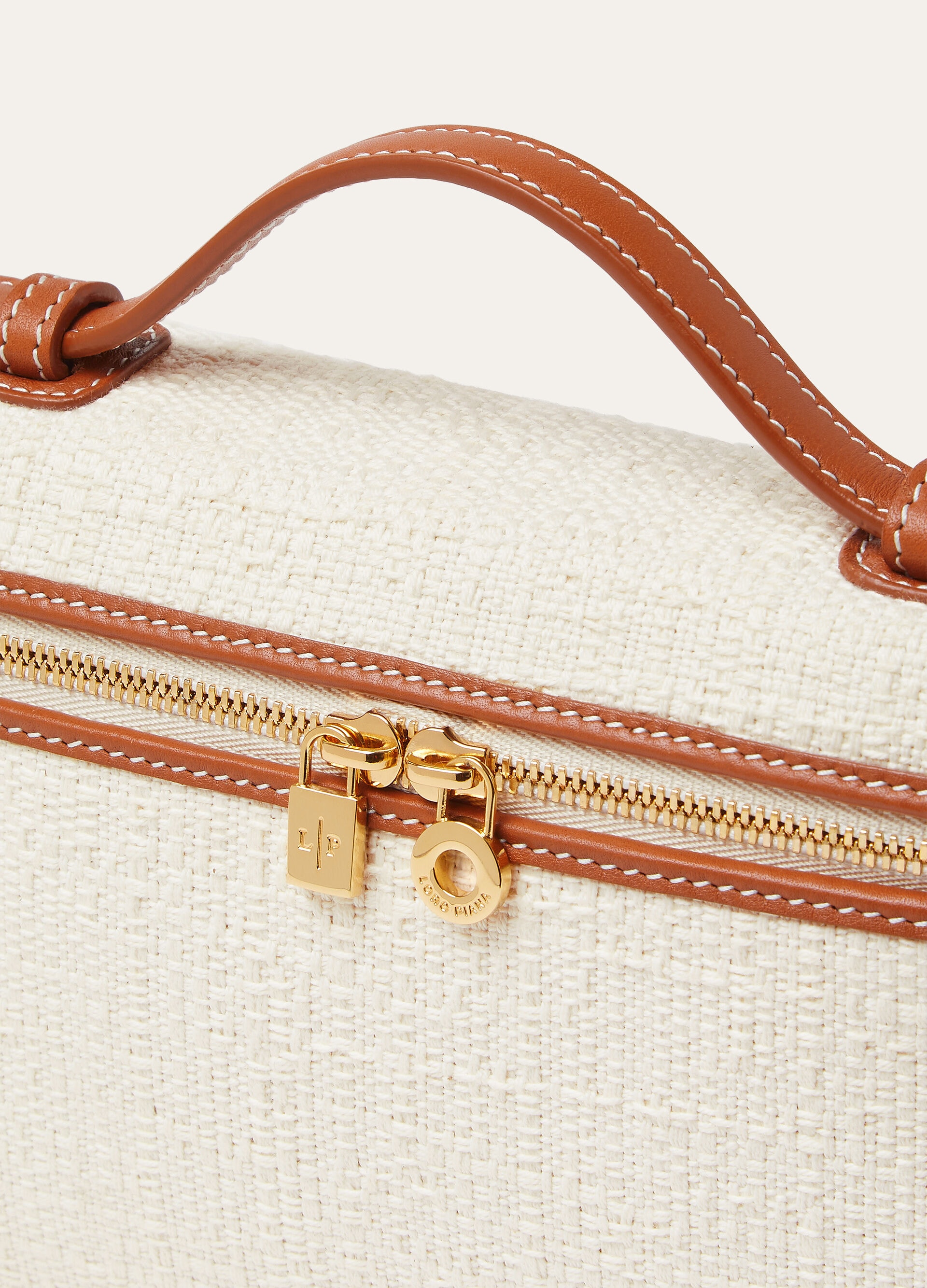 EXTRA POCKET L19 BASKET COTTON/ROUNDED LEATHER