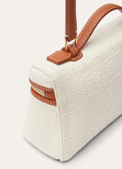 EXTRA POCKET L19 BASKET COTTON/ROUNDED LEATHER