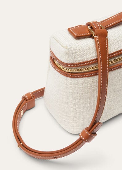 EXTRA POCKET L19 BASKET COTTON/ROUNDED LEATHER