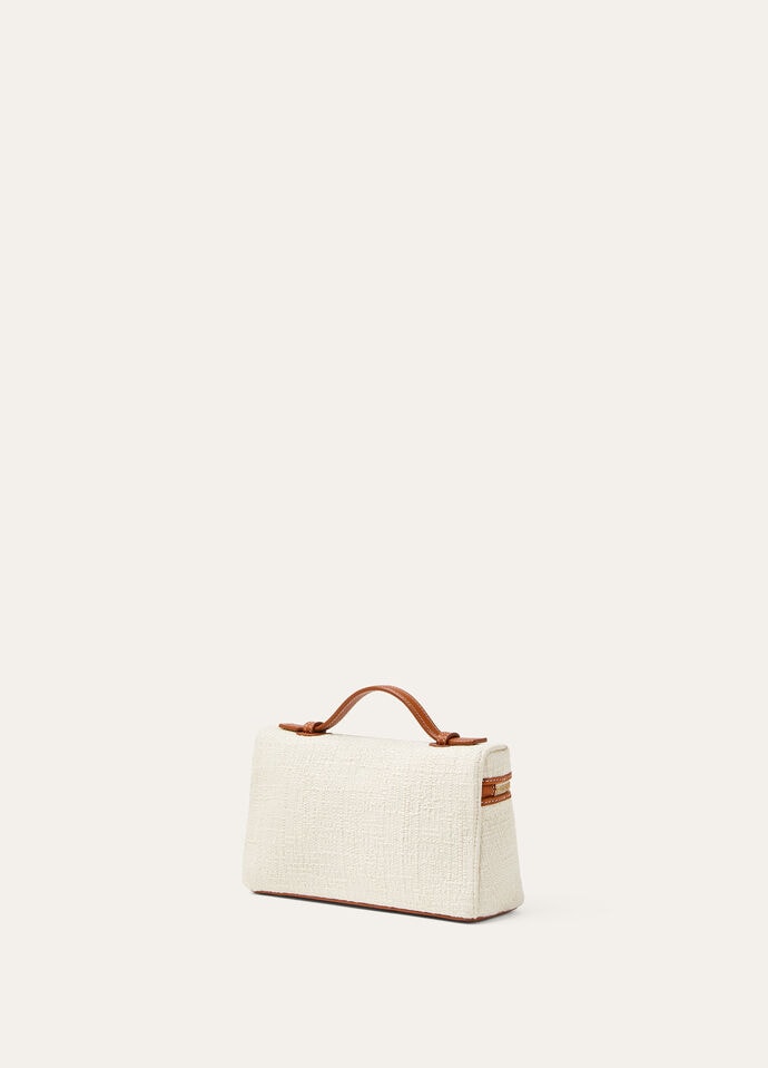 EXTRA POCKET L19 BASKET COTTON/ROUNDED LEATHER_FAP4677_B567_NR_3