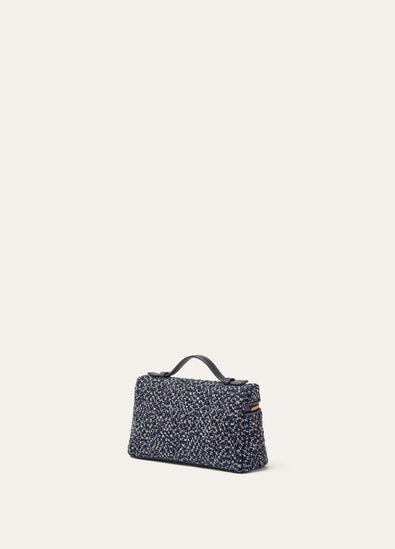 EXTRA POCKET L19 MIDNIGHT TWEED/ROUNDED LEATHER LS