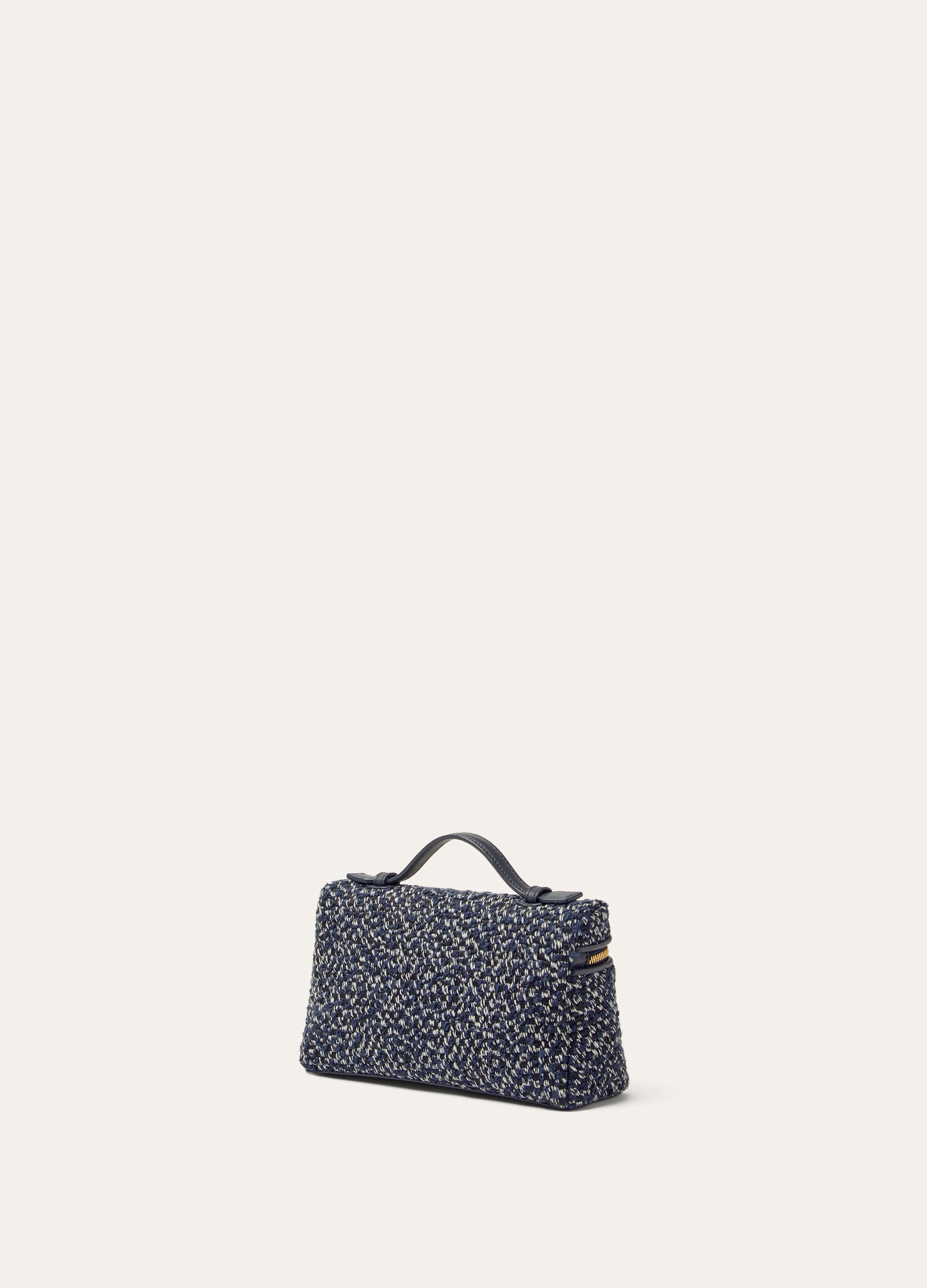 EXTRA POCKET L19 MIDNIGHT TWEED/ROUNDED LEATHER LS