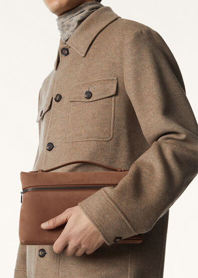 EXTRA POUCH L29 GRAINED NUBUCK/ROUNDED LEATHER