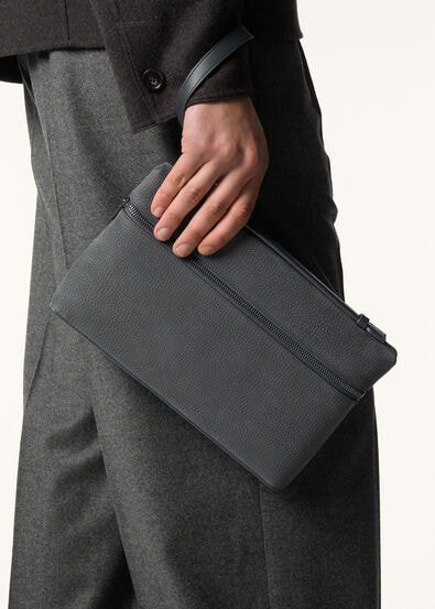 EXTRA POUCH L29 GRAINED NUBUCK/ROUNDED LEATHER