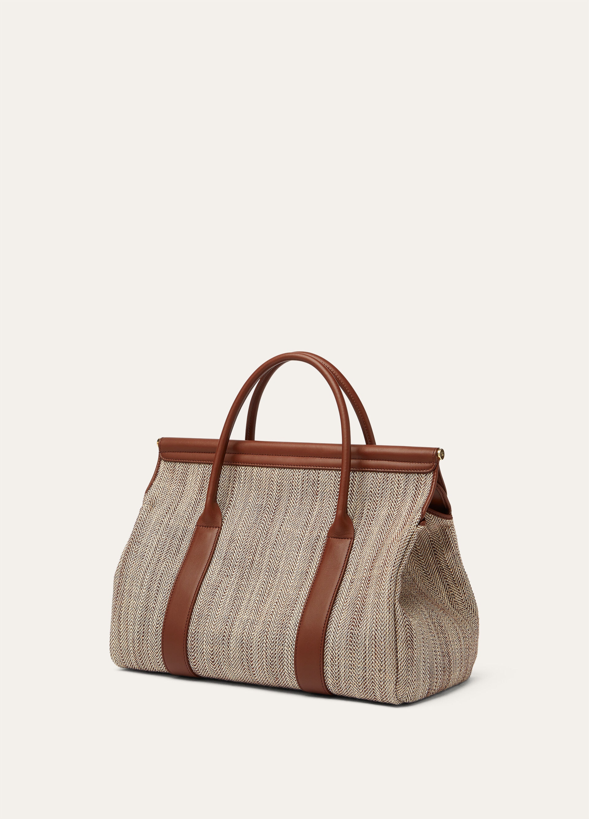 LOOM L32 SILK LINEN CHEVRON/ROUNDED LEATHER