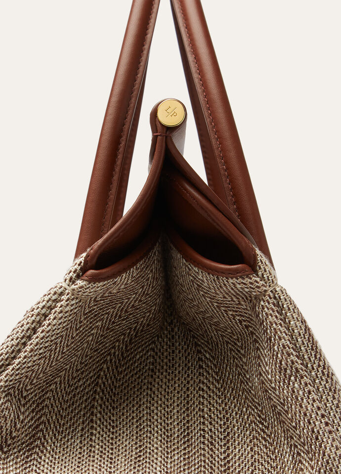 LOOM L32 SILK LINEN CHEVRON/ROUNDED LEATHER_FAP4803_F6WF_NR_4