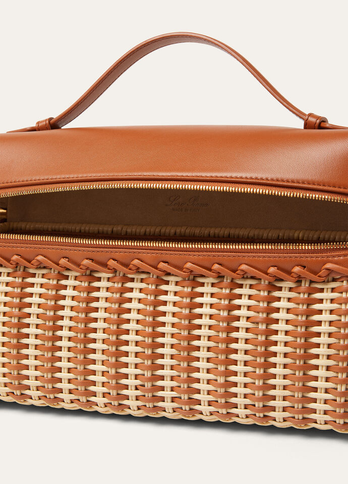 EXTRA POCKET L27 BRAIDED WICKER/ROUNDED LEATHER_FAP4805_B4KK_NR_4