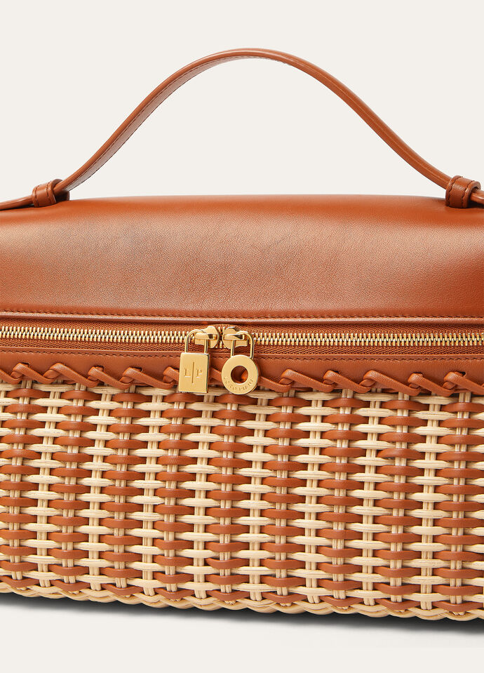 EXTRA POCKET L27 BRAIDED WICKER/ROUNDED LEATHER_FAP4805_B4KK_NR_7