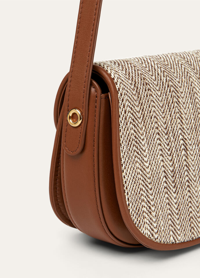 GHIERA MINI SILK LINEN CHEVRON/ROUNDED LTH_FAP4806_F6WF_NR_4
