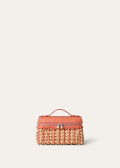 EXTRA POCKET L19 EW BRAIDED WICKER/ROUNDED LEATHER